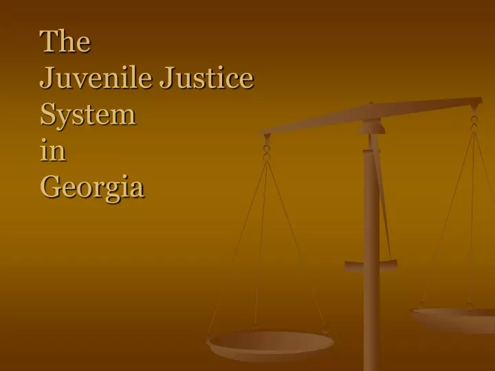 the juvenile justice system in georgia