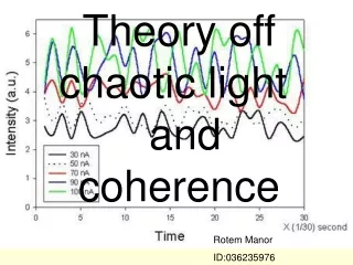 Theory off chaotic light   and coherence