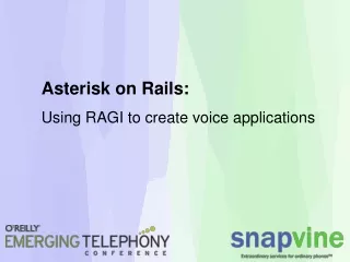 Asterisk  on Rails : Using RAGI to create voice applications
