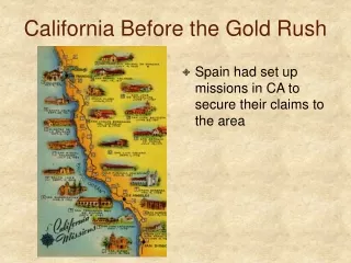 California Before the Gold Rush