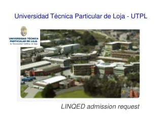 Universidad Técnica Particular de Loja - UTPL