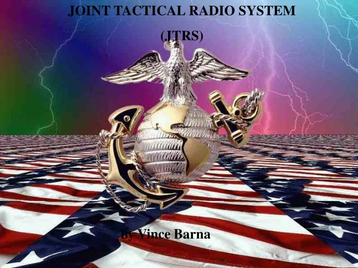 joint tactical radio system jtrs