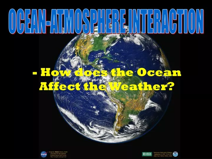 ocean atmosphere interaction
