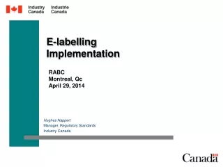 E-labelling Implementation