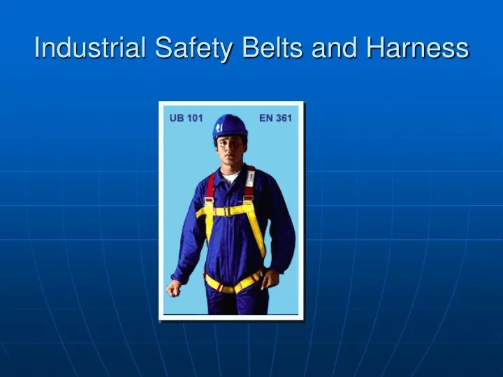 industrial safety belts