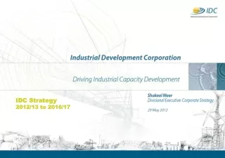 Industrial Development Corporation