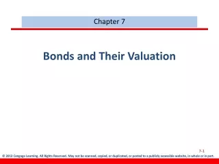 bonds and their valuation