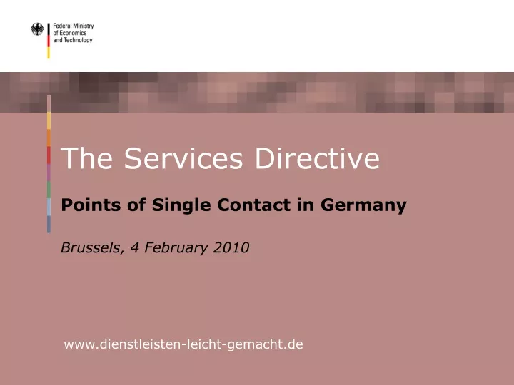 the services directive