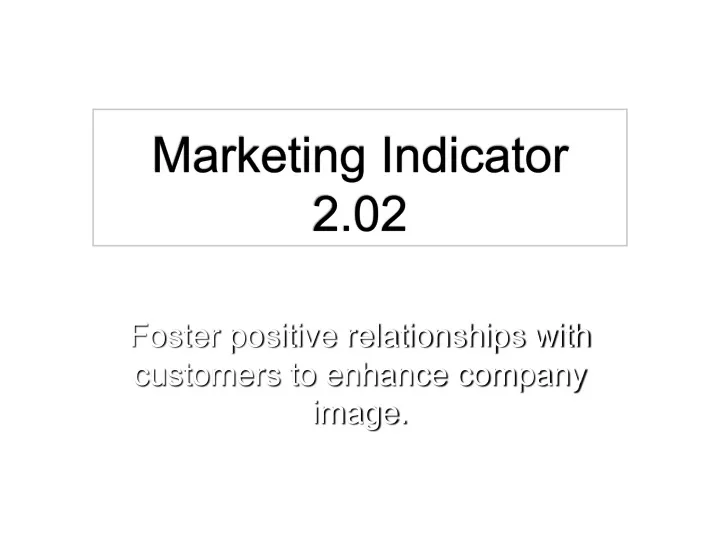 marketing indicator 2 02