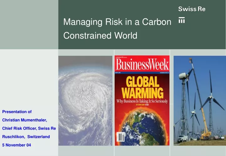 managing risk in a carbon constrained world