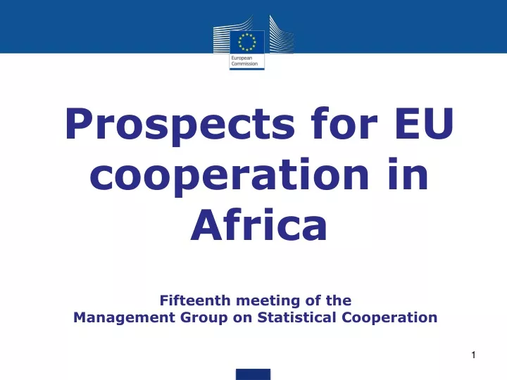 prospects for eu cooperation in africa