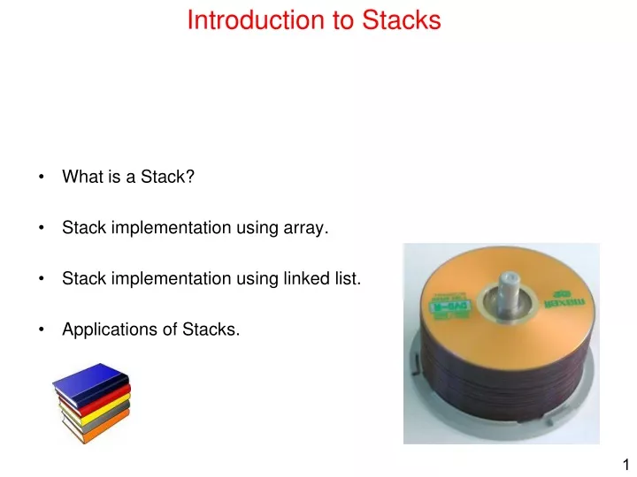 introduction to stacks