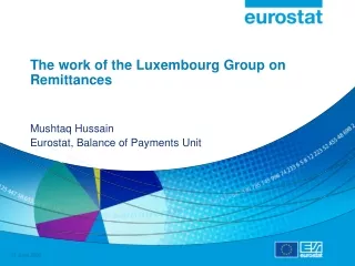 The work of the Luxembourg Group on Remittances