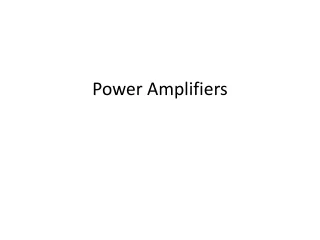 Power Amplifiers