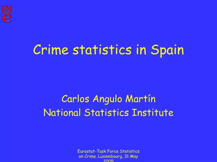 crime statistics in spain