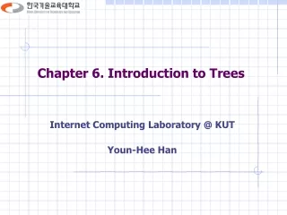 Chapter 6. Introduction to Trees