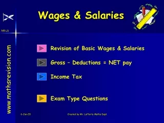 Wages &amp; Salaries