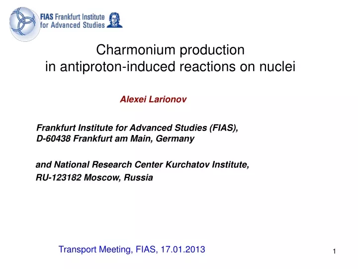 charmonium production in antiproton induced reactions on nuclei