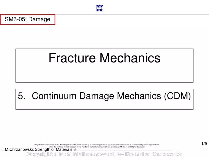 fracture mechanics
