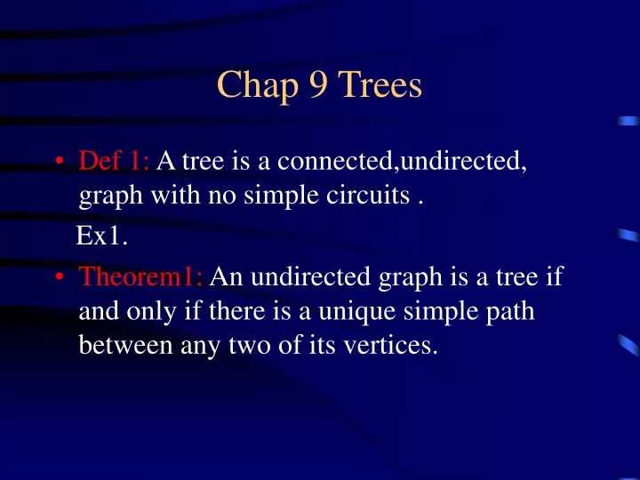 chap 9 trees