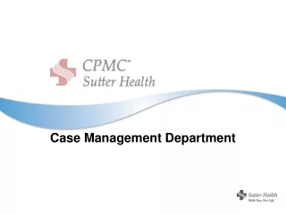 Case Management Department