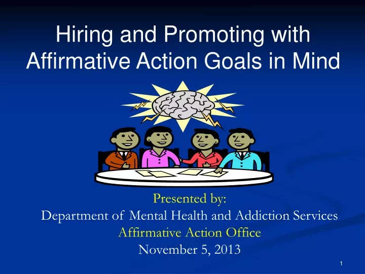 hiring and promoting with affirmative action