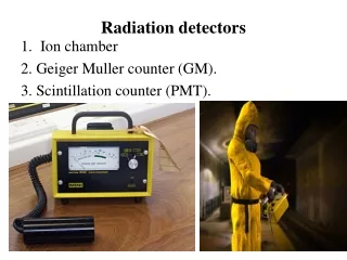 Radiation detectors