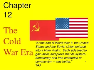 Chapter 12 The Cold War Era