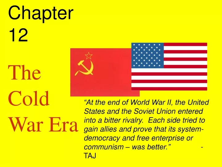chapter 12 the cold war era