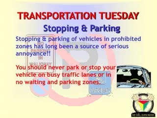 transportation tuesday