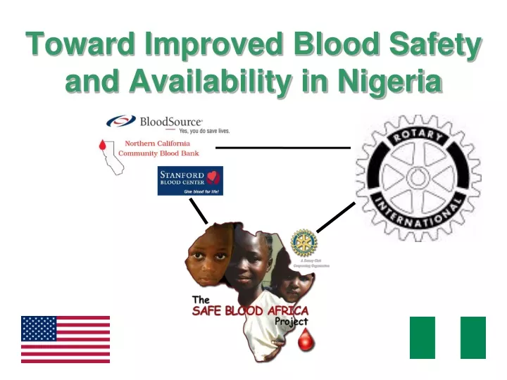 toward improved blood safety and availability in nigeria
