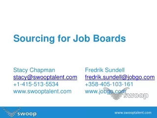 Sourcing for Job Boards