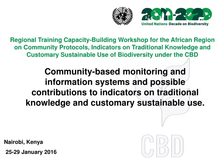 regional training capacity building workshop