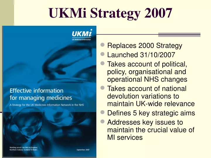ukmi strategy 2007
