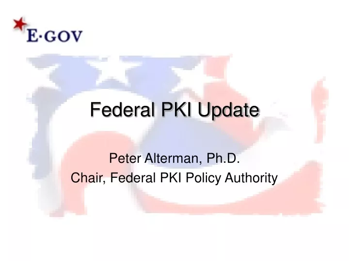 federal pki update