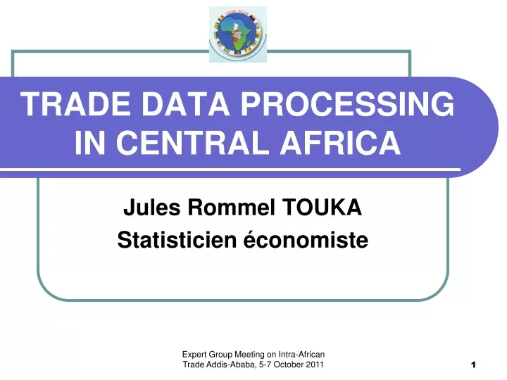 trade data processing in central africa