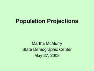 Population Projections
