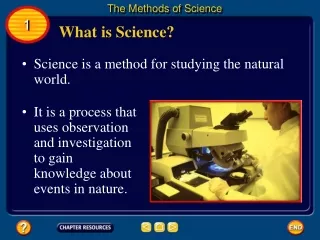Science is a method for studying the natural world.