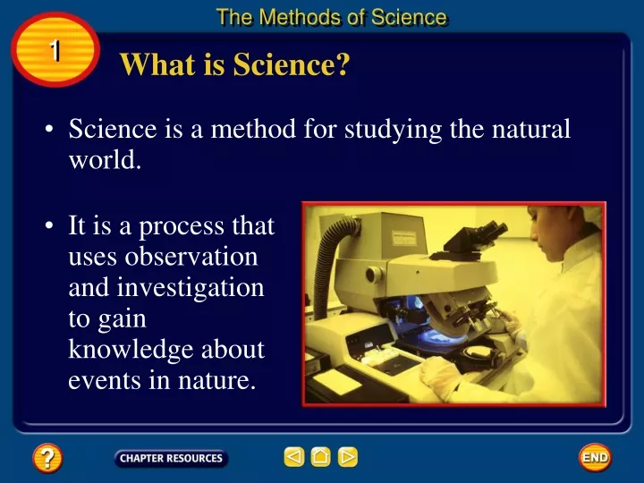 the methods of science