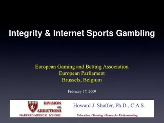 Integrity &amp; Internet Sports Gambling