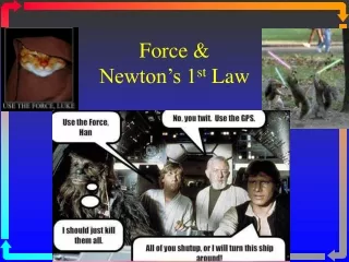 Force &amp;  Newton’s 1 st  Law