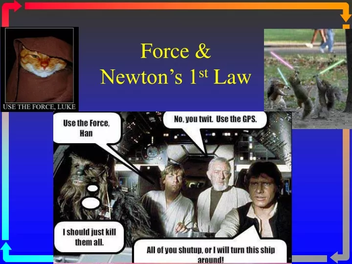 force newton s 1 st law