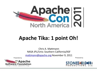 Apache Tika: 1 point Oh!