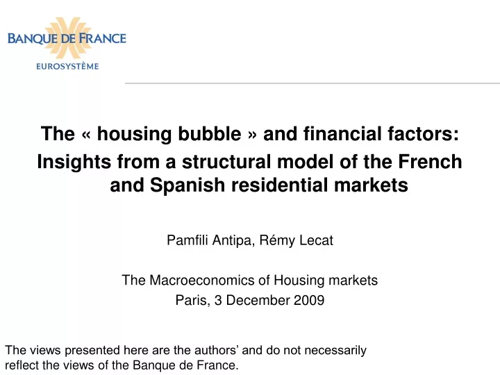 the housing bubble and financial factors insights