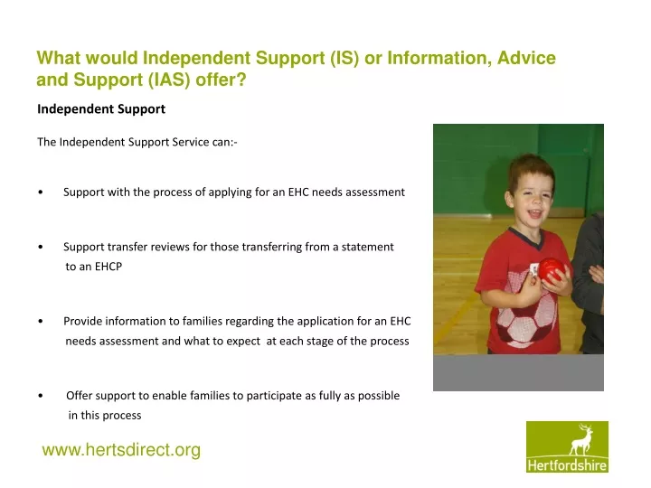 what would independent support is or information advice and support ias offer