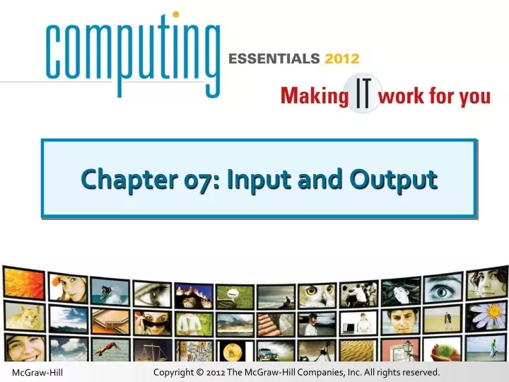 chapter 07 input and output