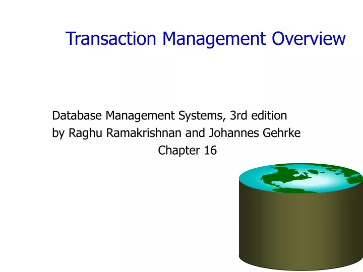 transaction management overview