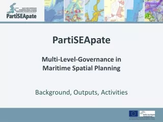 PartiSEApate Multi-Level-Governance in  Maritime Spatial Planning
