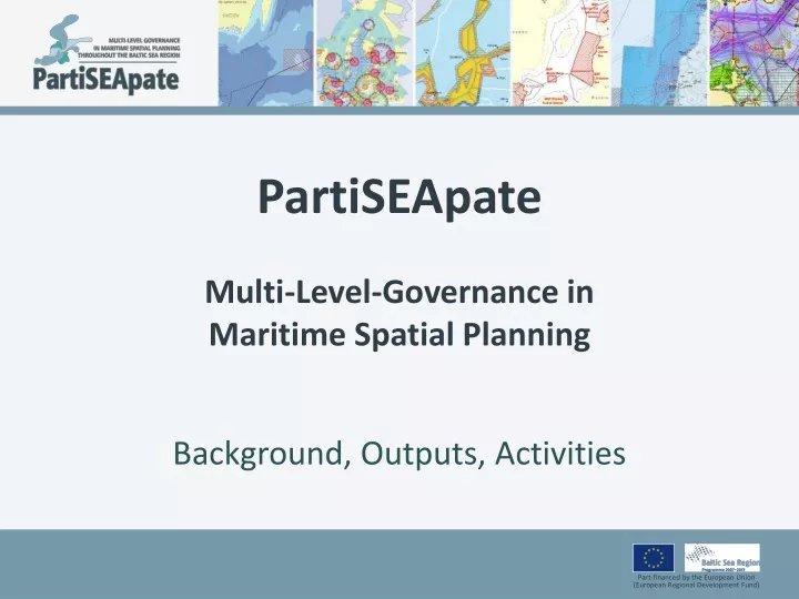 partiseapate multi level governance in maritime spatial planning