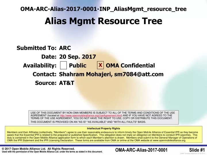 oma arc alias 2017 0001 inp aliasmgmt resource tree alias mgmt resource tree